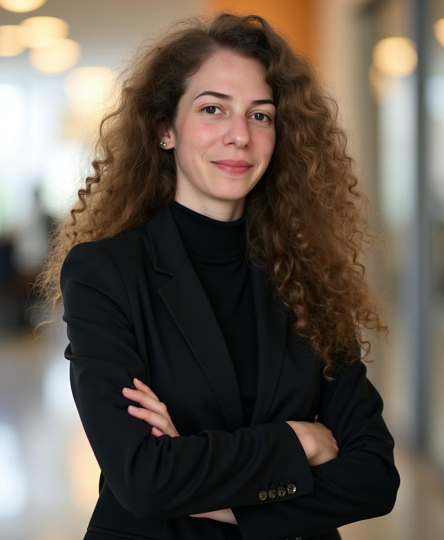Christine Kieslich im schwarzen Pullover